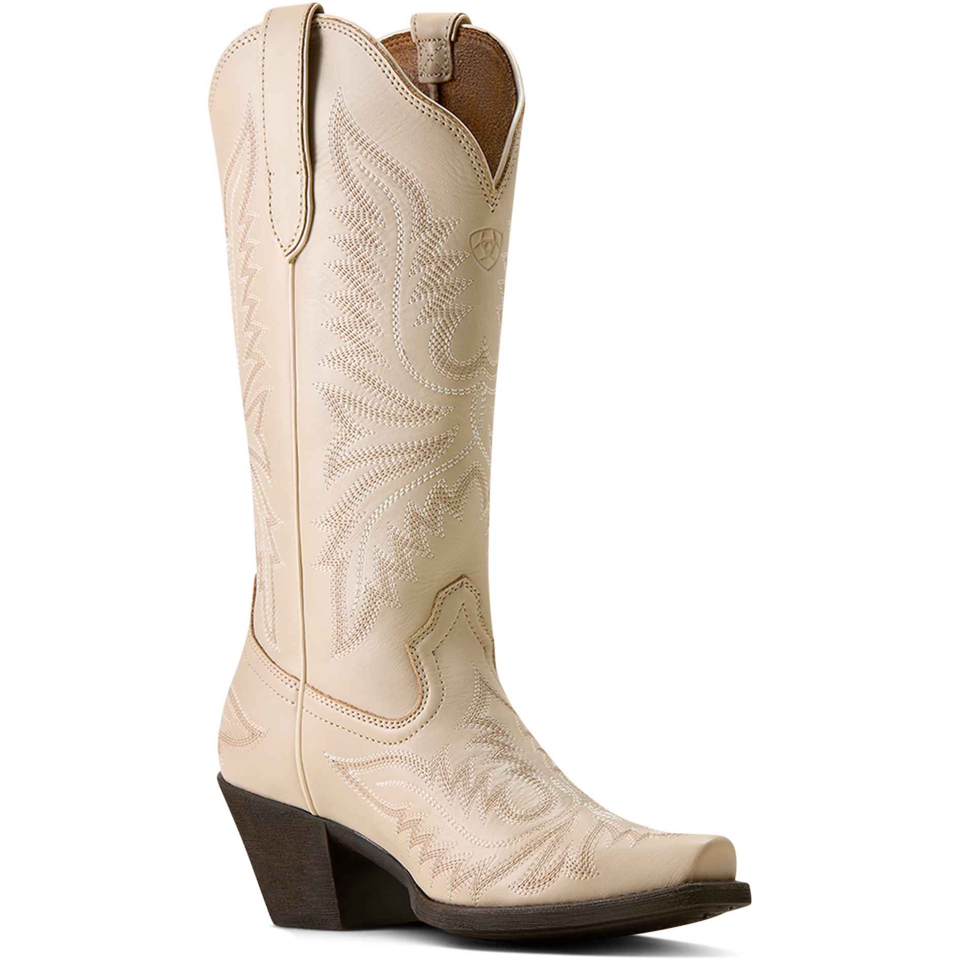 2026 Ariat Womens Round Up Collins D Toe Western Boot 10080382 - Buttercream